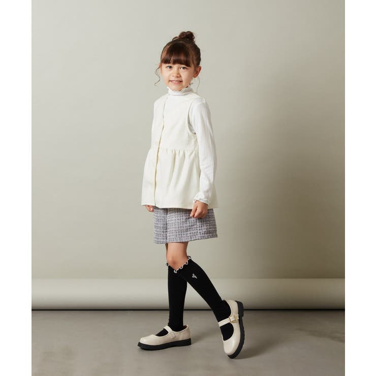 [140-150]【セットアップ対応】ペプラムギャザージレ | a.v.v【KIDS】 | 詳細画像8 