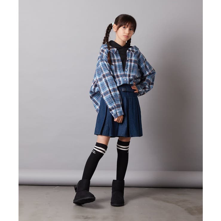 [140-150]【ふんわり重ね着】レイヤードシャツ | a.v.v【KIDS】 | 詳細画像12 