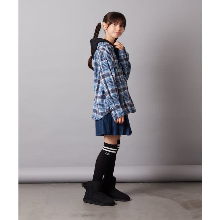 [140-150]【ふんわり重ね着】レイヤードシャツ | a.v.v【KIDS】 | 詳細画像17 