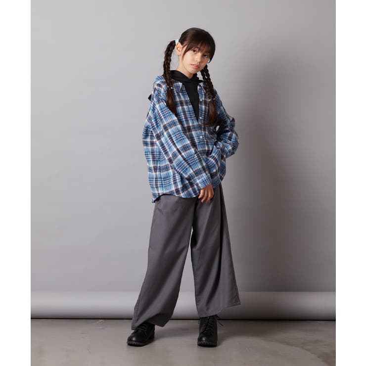 [140-150]【ふんわり重ね着】レイヤードシャツ | a.v.v【KIDS】 | 詳細画像6 