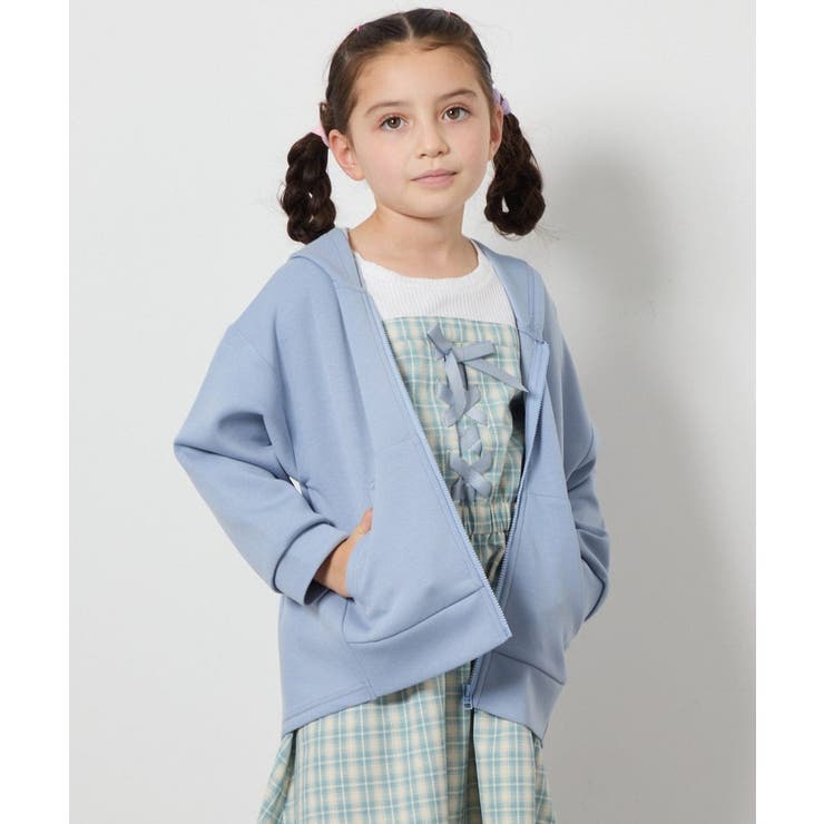 [110-130]バックギャザーダンボールパーカー | a.v.v【KIDS】 | 詳細画像1 