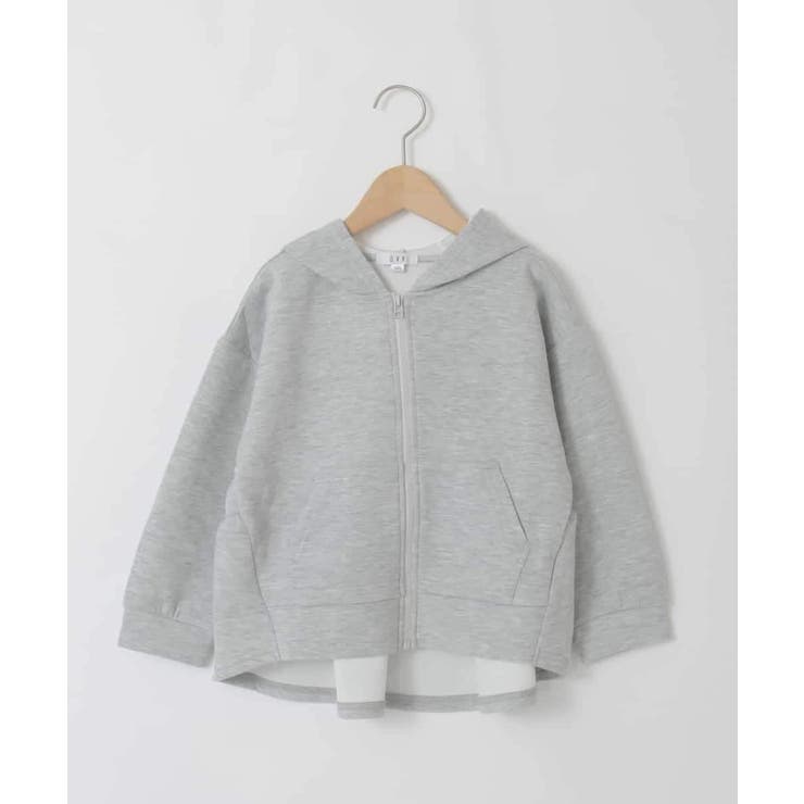 ライトグレー | [110-130]バックギャザーダンボールパーカー | a.v.v【KIDS】