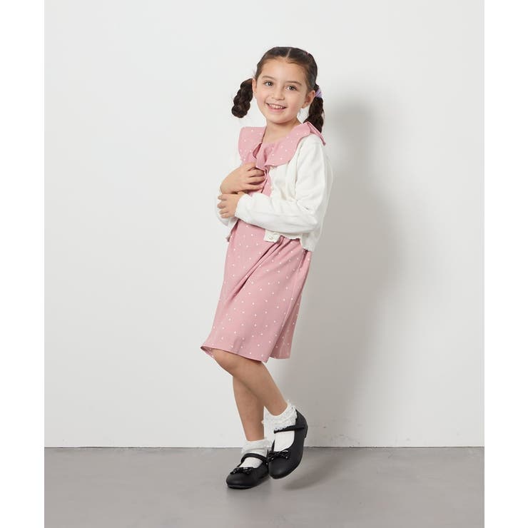 [110-130]パール調ボタンカーデ | a.v.v【KIDS】 | 詳細画像4 