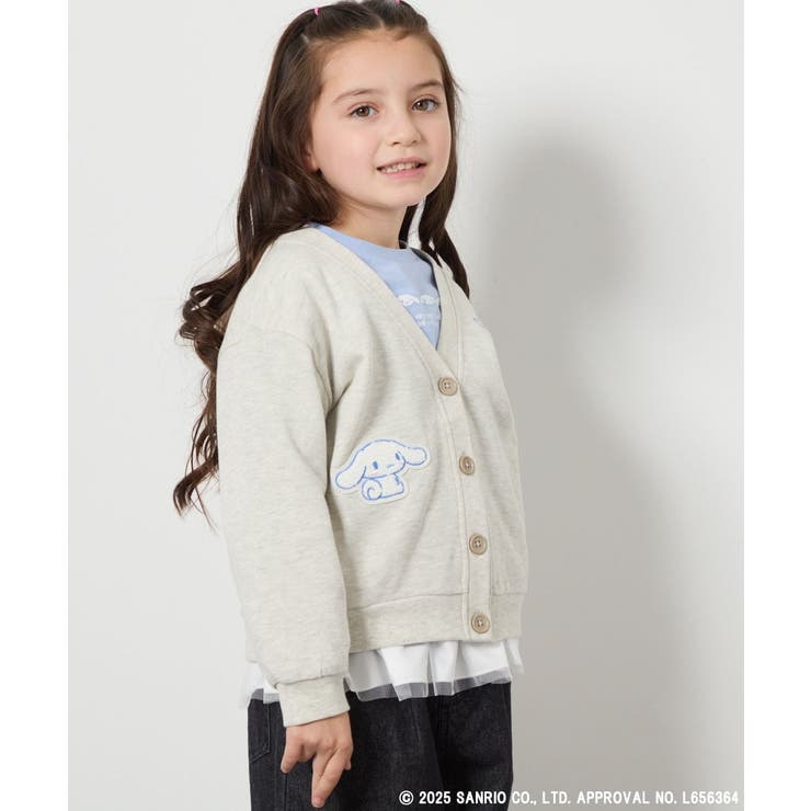 [100-130]【ポチャッコ＆シナモロール】スウェットカーディガン | a.v.v【KIDS】 | 詳細画像3 