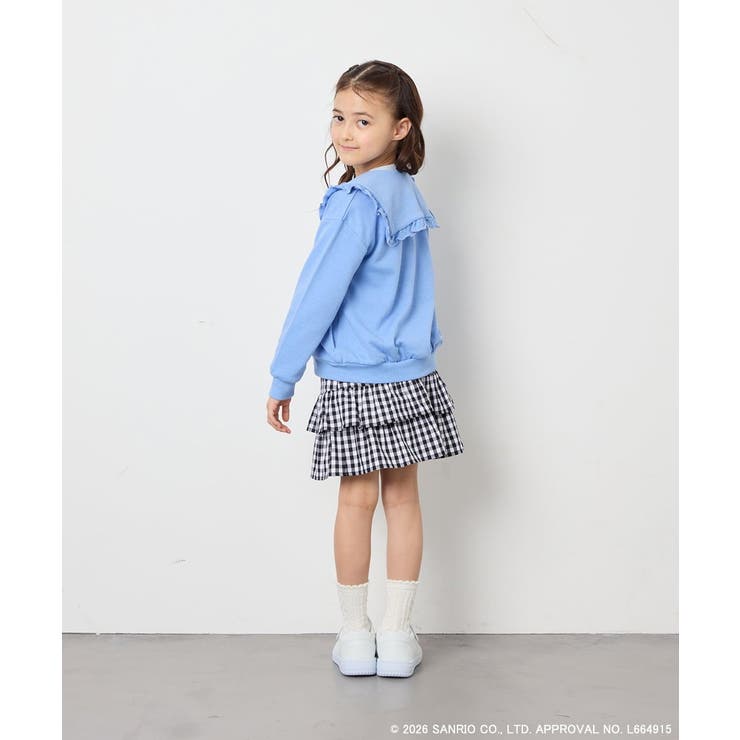 【数量限定】[110 160][シナモロール＆ポチャッコ]フリル衿スウェットカー… | a.v.v【KIDS】 | 詳細画像10 