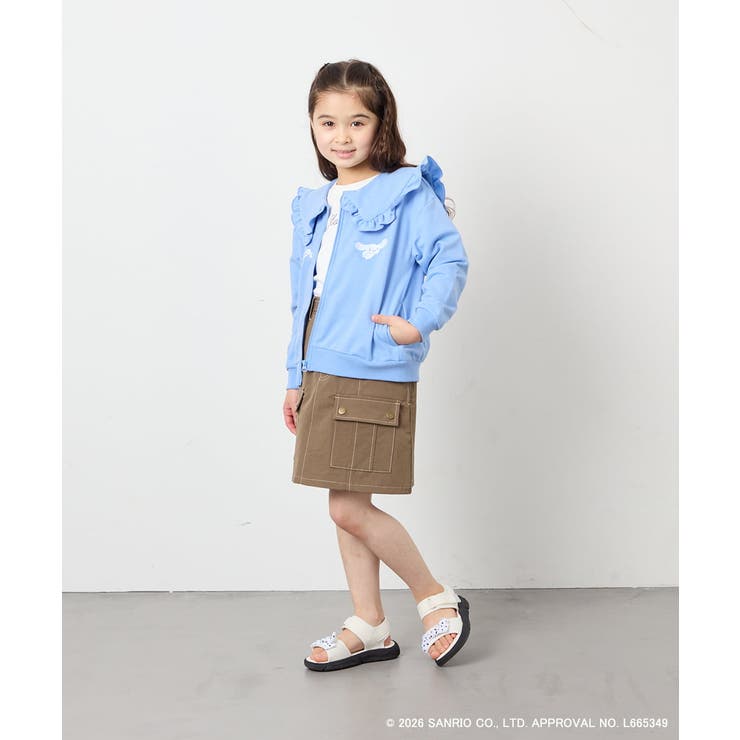 【数量限定】[110 160][シナモロール＆ポチャッコ]フリル衿スウェットカー… | a.v.v【KIDS】 | 詳細画像14 