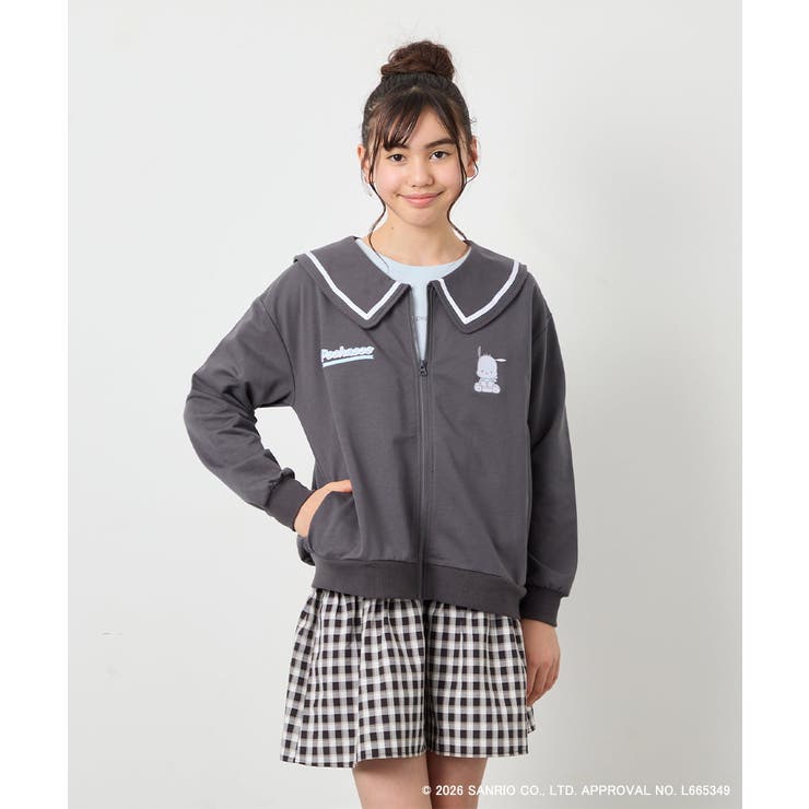 【数量限定】[110 160][シナモロール＆ポチャッコ]フリル衿スウェットカー… | a.v.v【KIDS】 | 詳細画像19 