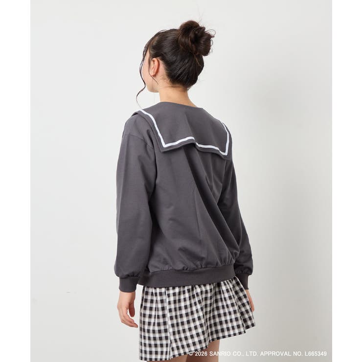 【数量限定】[110 160][シナモロール＆ポチャッコ]フリル衿スウェットカー… | a.v.v【KIDS】 | 詳細画像22 