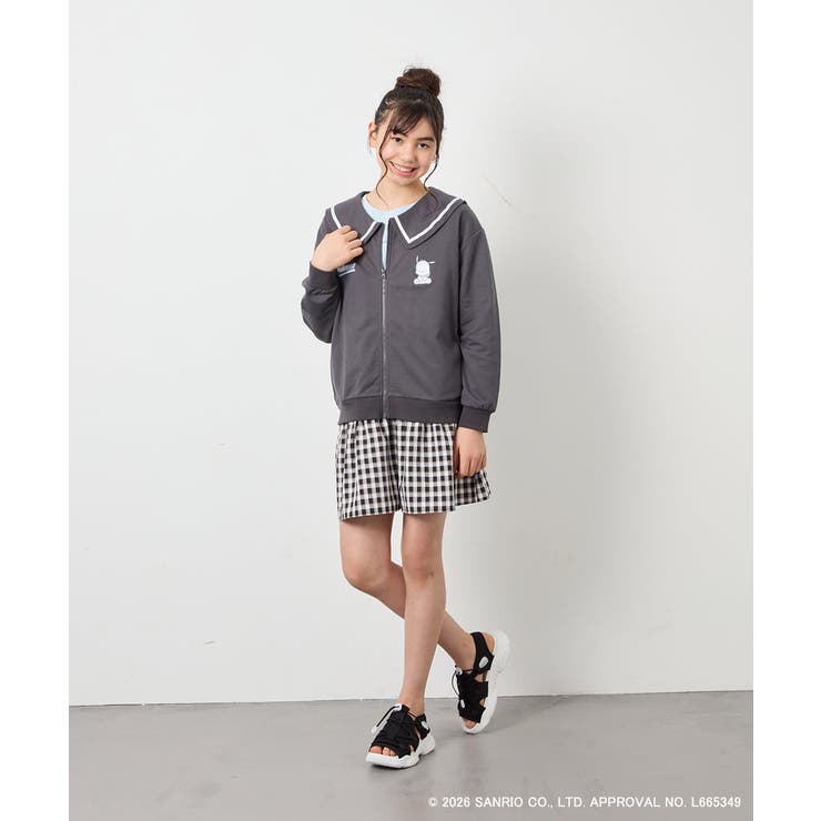 【数量限定】[110 160][シナモロール＆ポチャッコ]フリル衿スウェットカー… | a.v.v【KIDS】 | 詳細画像24 