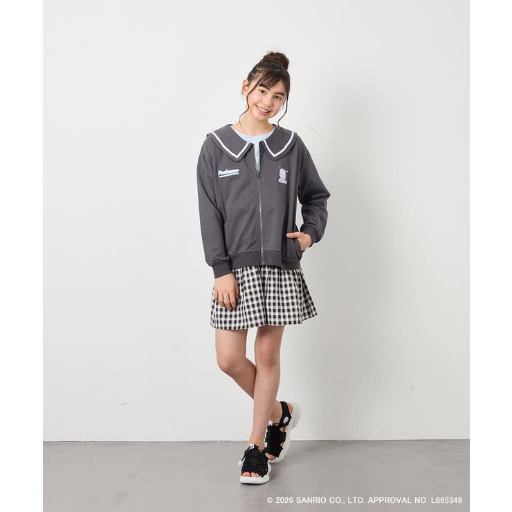 【数量限定】[110 160][シナモロール＆ポチャッコ]フリル衿スウェットカー… | a.v.v【KIDS】 | 詳細画像26 