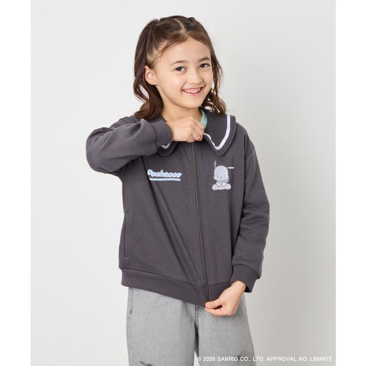 【数量限定】[110 160][シナモロール＆ポチャッコ]フリル衿スウェットカー… | a.v.v【KIDS】 | 詳細画像29 