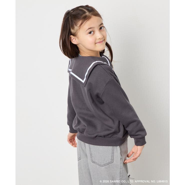 【数量限定】[110 160][シナモロール＆ポチャッコ]フリル衿スウェットカー… | a.v.v【KIDS】 | 詳細画像30 