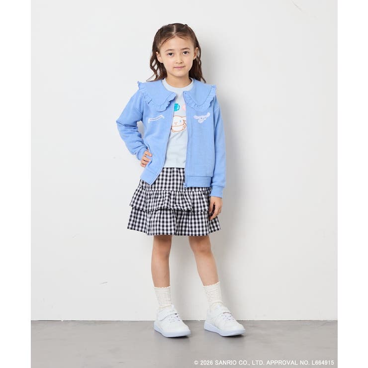 【数量限定】[110 160][シナモロール＆ポチャッコ]フリル衿スウェットカー… | a.v.v【KIDS】 | 詳細画像5 