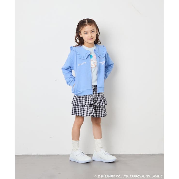 【数量限定】[110 160][シナモロール＆ポチャッコ]フリル衿スウェットカー… | a.v.v【KIDS】 | 詳細画像6 