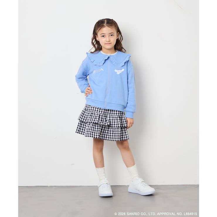 【数量限定】[110 160][シナモロール＆ポチャッコ]フリル衿スウェットカー… | a.v.v【KIDS】 | 詳細画像7 