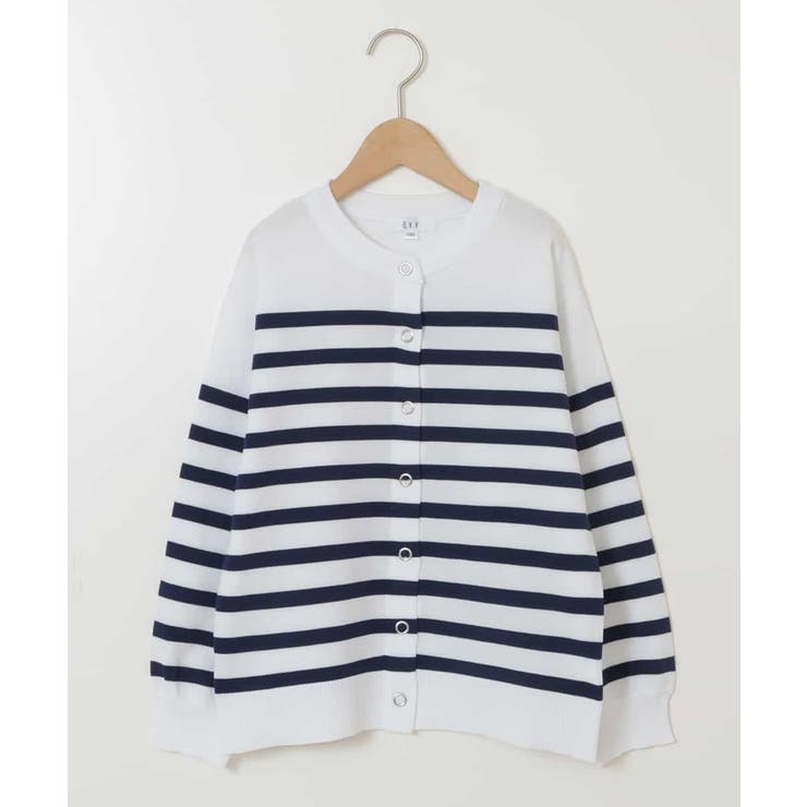 [100-130]フレンチボーダーカーディガン | a.v.v【KIDS】 | 詳細画像13 