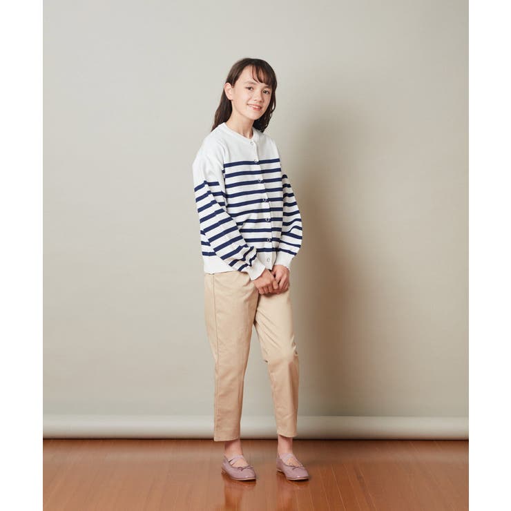 [100-130]フレンチボーダーカーディガン | a.v.v【KIDS】 | 詳細画像2 