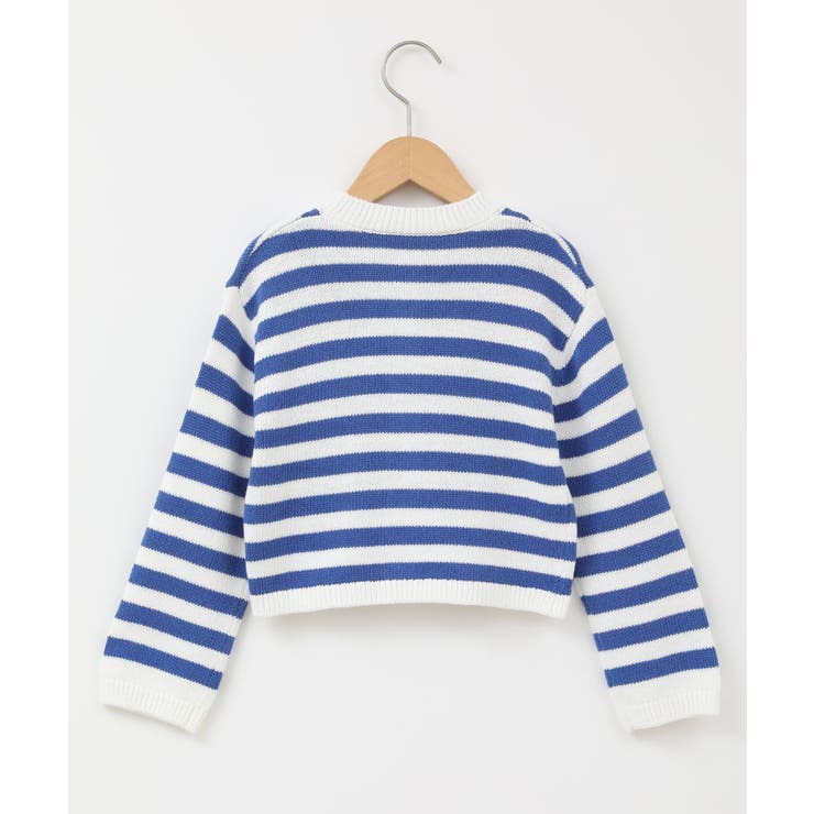 [100-130]ボーダーニットカーデ | a.v.v【KIDS】 | 詳細画像21 