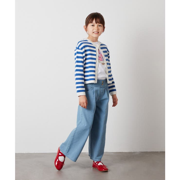 [140-150]ボーダーニットカーデ | a.v.v【KIDS】 | 詳細画像12 