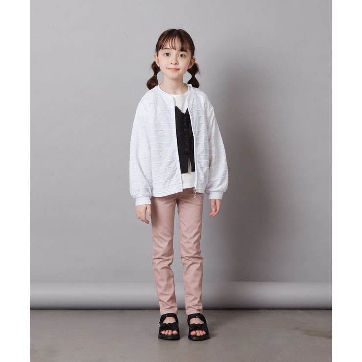 [100-130]【UVカット】ボーダーJQカーデ | a.v.v【KIDS】 | 詳細画像15 