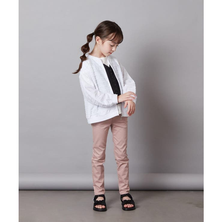 [100-130]【UVカット】ボーダーJQカーデ | a.v.v【KIDS】 | 詳細画像16 