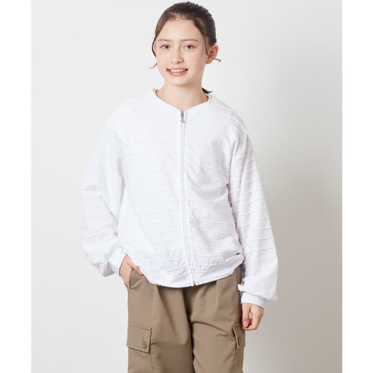 [100-130]【UVカット】ボーダーJQカーデ | a.v.v【KIDS】 | 詳細画像23 