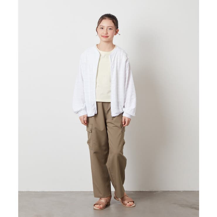 [100-130]【UVカット】ボーダーJQカーデ | a.v.v【KIDS】 | 詳細画像25 