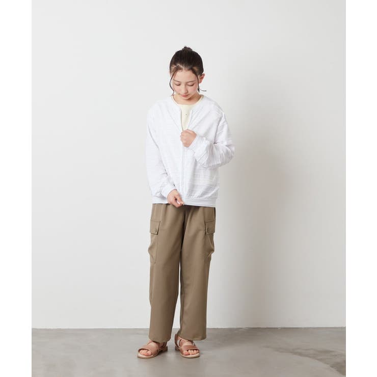 [100-130]【UVカット】ボーダーJQカーデ | a.v.v【KIDS】 | 詳細画像27 