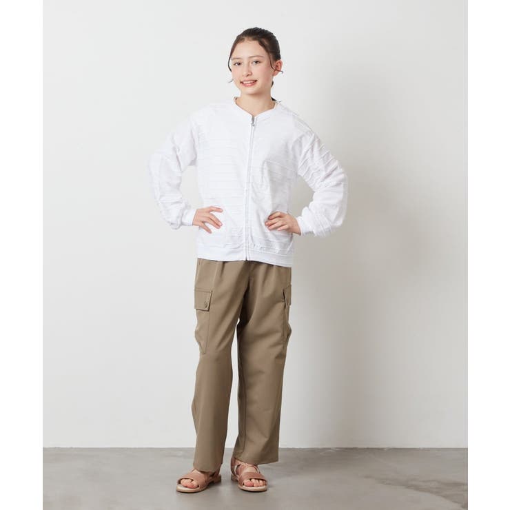 [100-130]【UVカット】ボーダーJQカーデ | a.v.v【KIDS】 | 詳細画像28 