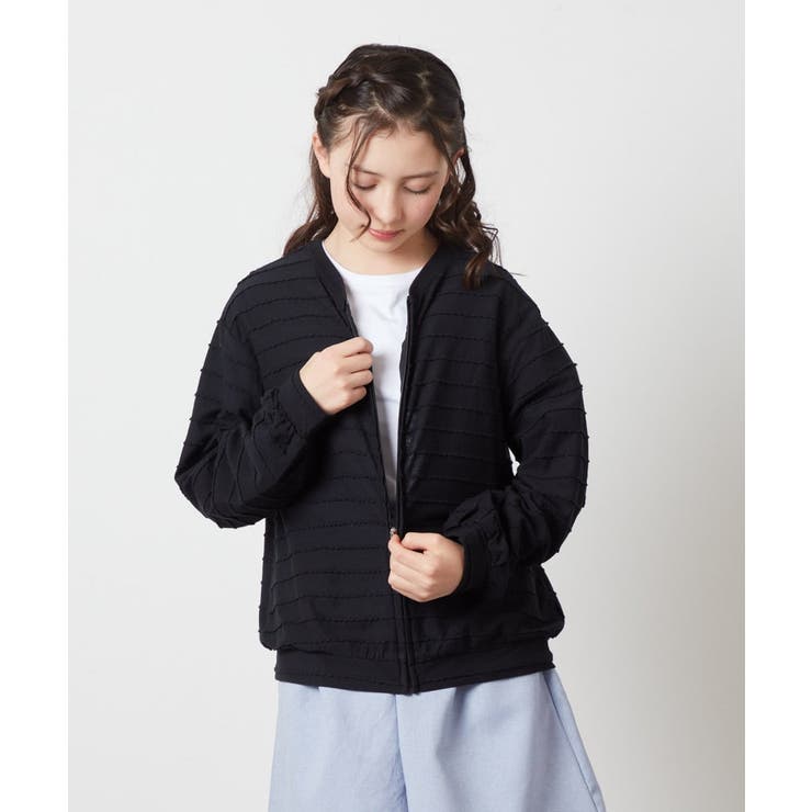 [100-130]【UVカット】ボーダーJQカーデ | a.v.v【KIDS】 | 詳細画像32 