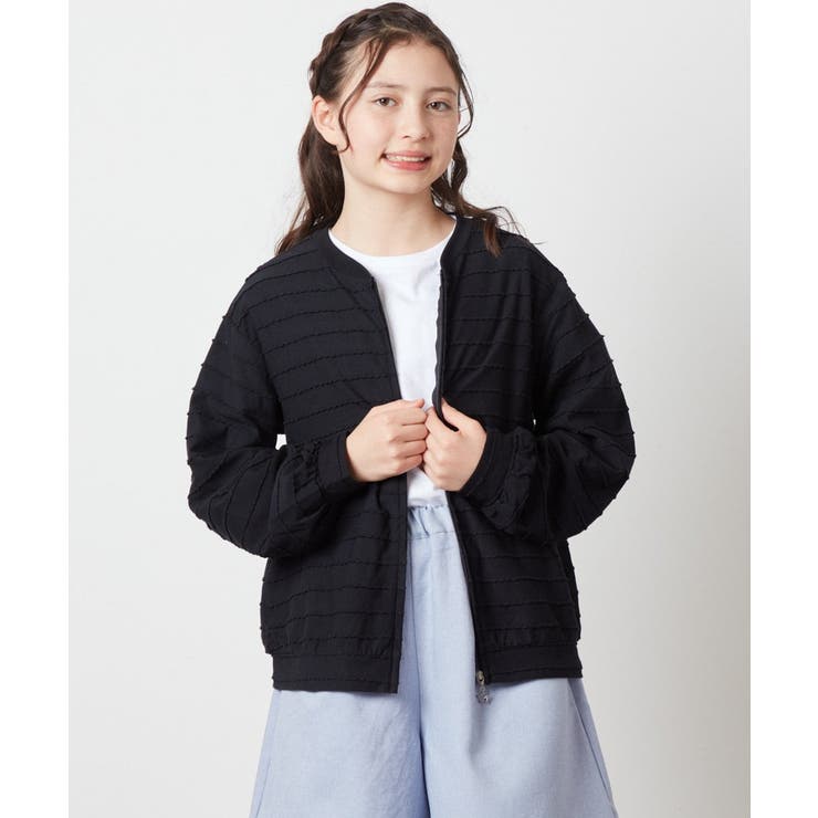 [100-130]【UVカット】ボーダーJQカーデ | a.v.v【KIDS】 | 詳細画像33 