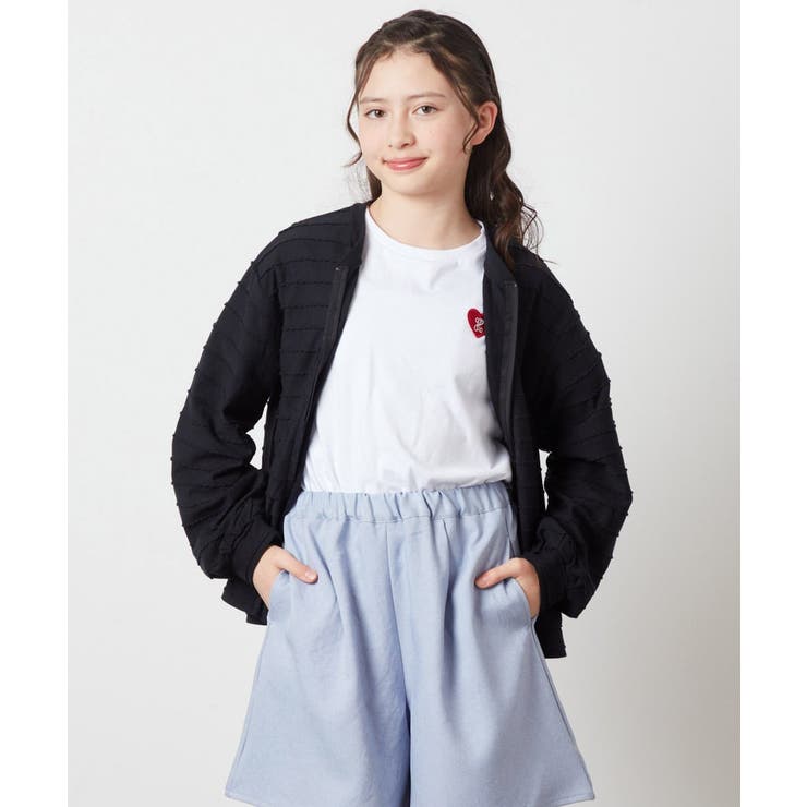 [100-130]【UVカット】ボーダーJQカーデ | a.v.v【KIDS】 | 詳細画像34 