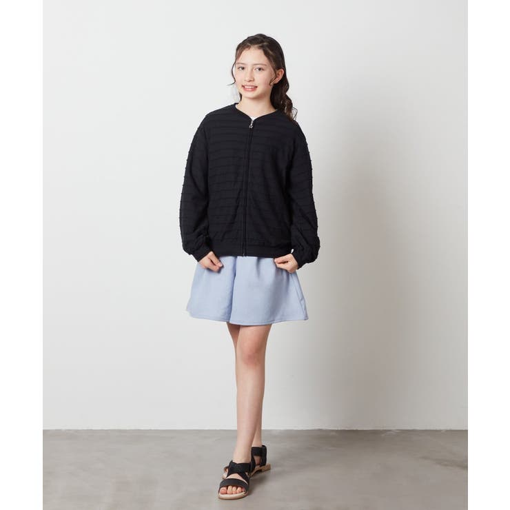 [100-130]【UVカット】ボーダーJQカーデ | a.v.v【KIDS】 | 詳細画像38 