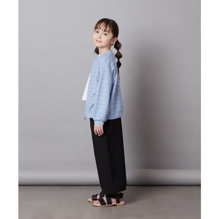 [100-130]【UVカット】ボーダーJQカーデ | a.v.v【KIDS】 | 詳細画像9 