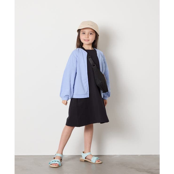 [120-130]【UVカット】ボーダージャカードカーディガン | a.v.v【KIDS】 | 詳細画像12 