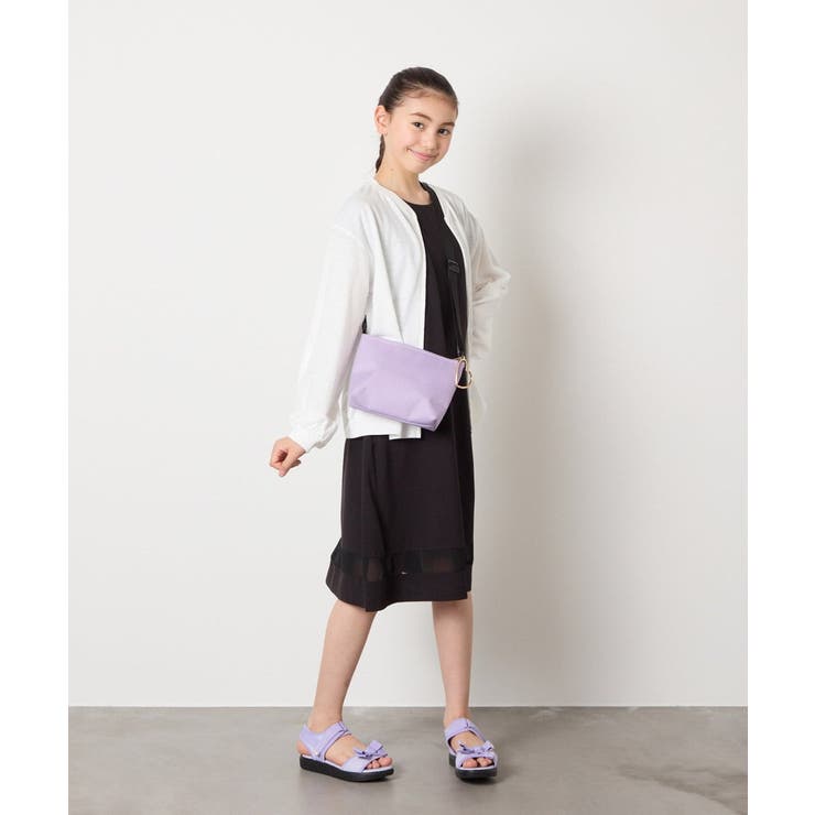 [120-130]【UVカット】ボーダージャカードカーディガン | a.v.v【KIDS】 | 詳細画像25 