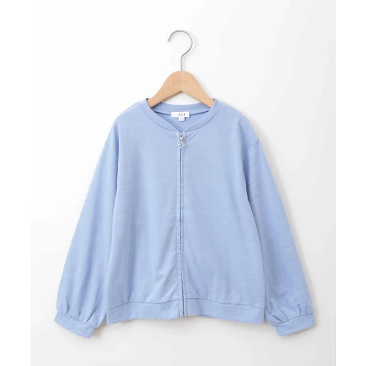 [120-130]【UVカット】ボーダージャカードカーディガン | a.v.v【KIDS】 | 詳細画像26 