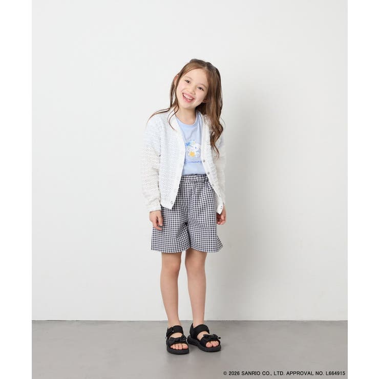 [110 140]【数量限定】[シナモロール＆クロミ]レーシーボーダーカーディガ… | a.v.v【KIDS】 | 詳細画像10 