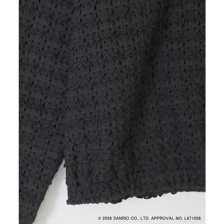[110 140]【数量限定】[シナモロール＆クロミ]レーシーボーダーカーディガ… | a.v.v【KIDS】 | 詳細画像28 