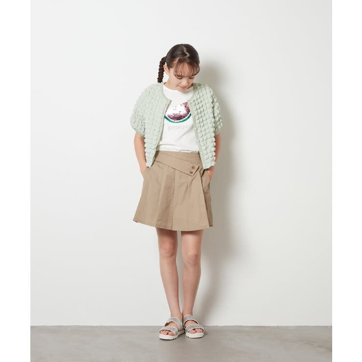 [100-130]ぽこぽこポップコーンカーディガン | a.v.v【KIDS】 | 詳細画像4 