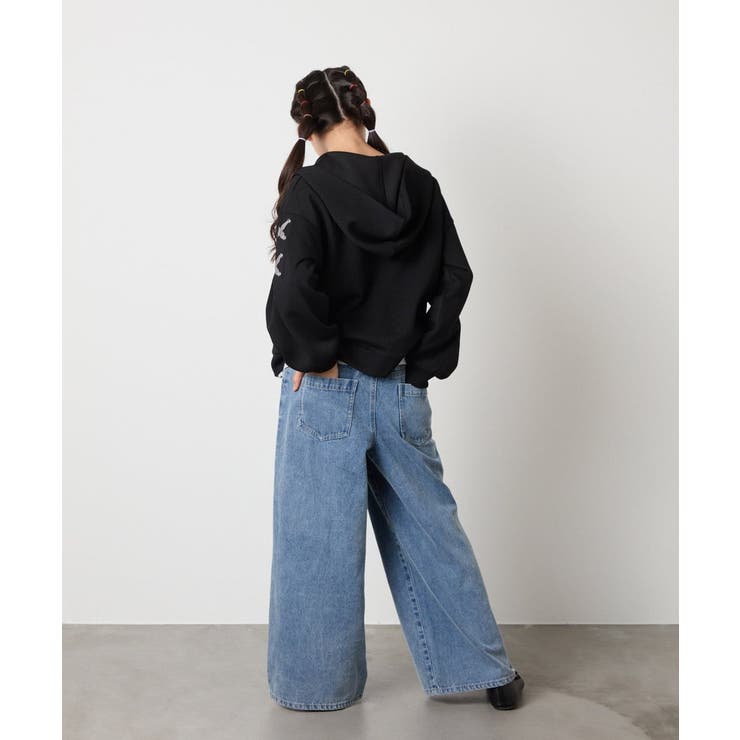 [120-160]レースアップダンボールパーカー | a.v.v【KIDS】 | 詳細画像24 