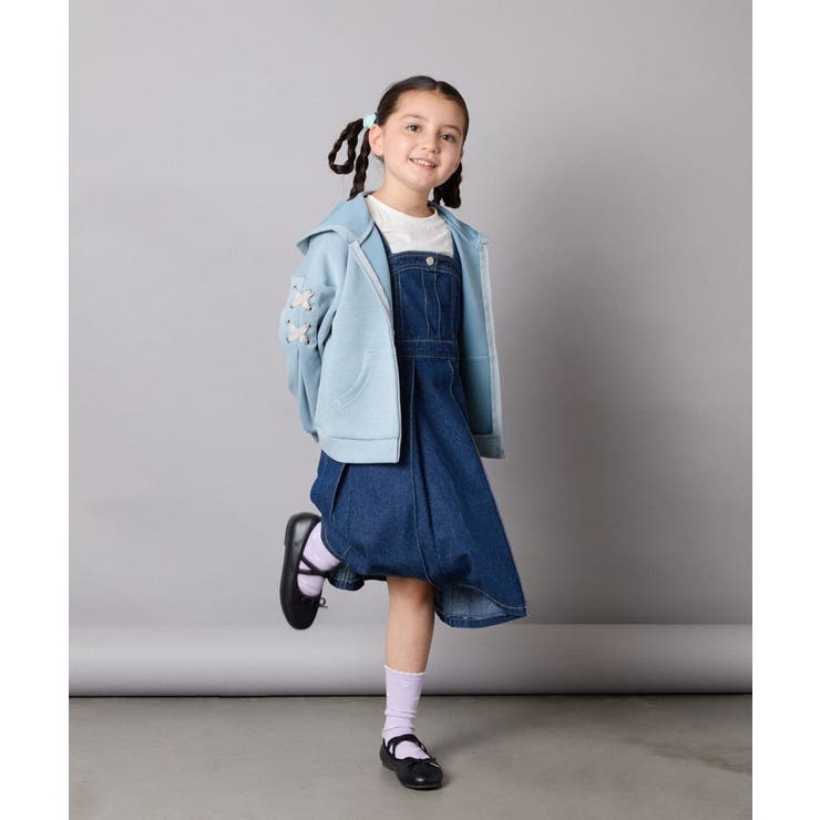 [120-160]レースアップダンボールパーカー | a.v.v【KIDS】 | 詳細画像5 