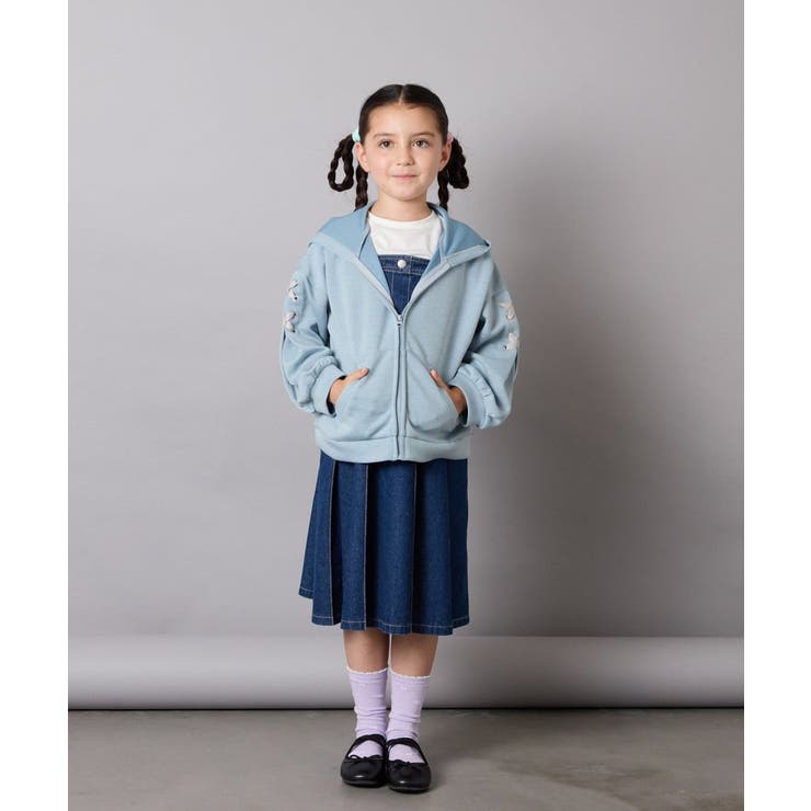 [120-160]レースアップダンボールパーカー | a.v.v【KIDS】 | 詳細画像8 