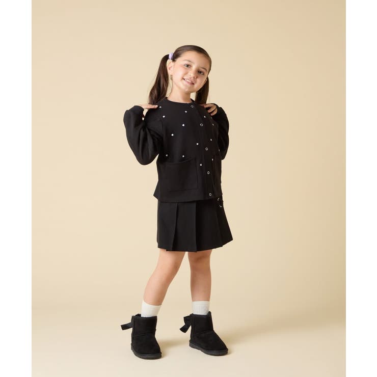 [130-160]ハート刺繍カーディガン | a.v.v【KIDS】 | 詳細画像18 