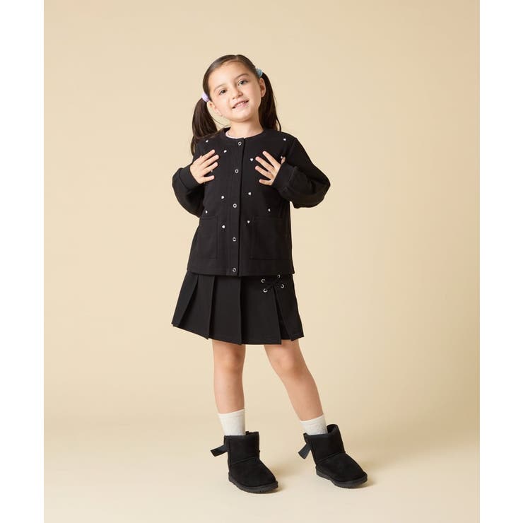 [130-160]ハート刺繍カーディガン | a.v.v【KIDS】 | 詳細画像19 