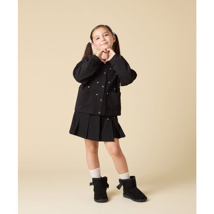 [130-160]ハート刺繍カーディガン | a.v.v【KIDS】 | 詳細画像20 