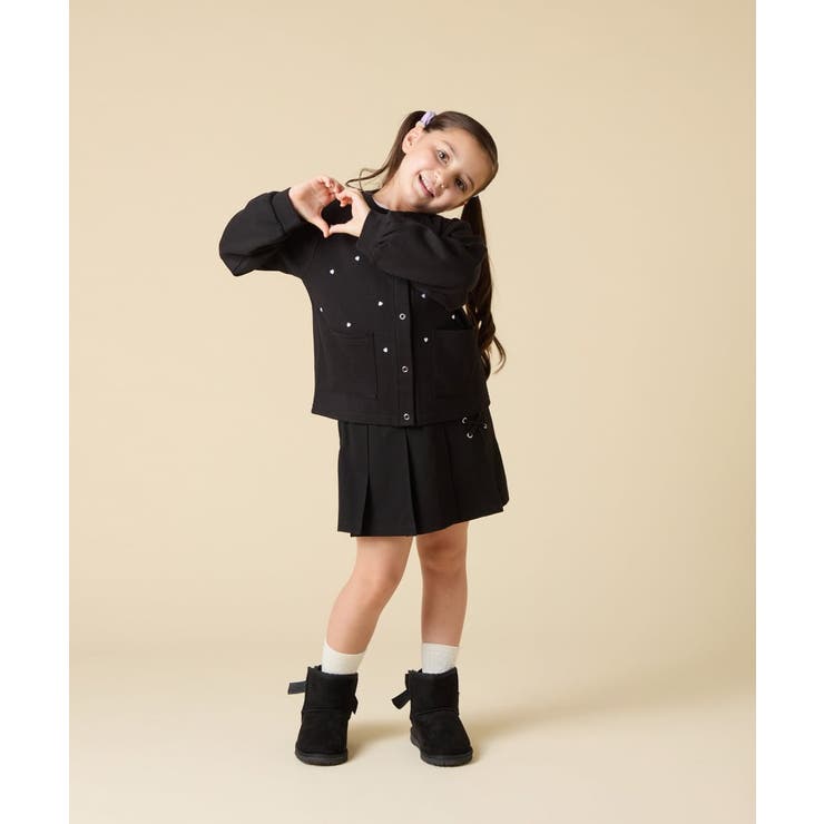 [130-160]ハート刺繍カーディガン | a.v.v【KIDS】 | 詳細画像21 