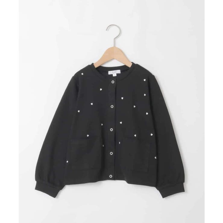 [130-160]ハート刺繍カーディガン | a.v.v【KIDS】 | 詳細画像33 