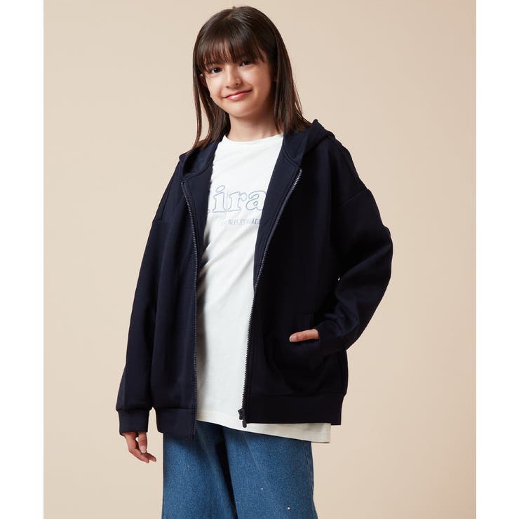 [100-130]コクーンシルエットジップアップフーディー | a.v.v【KIDS】 | 詳細画像11 