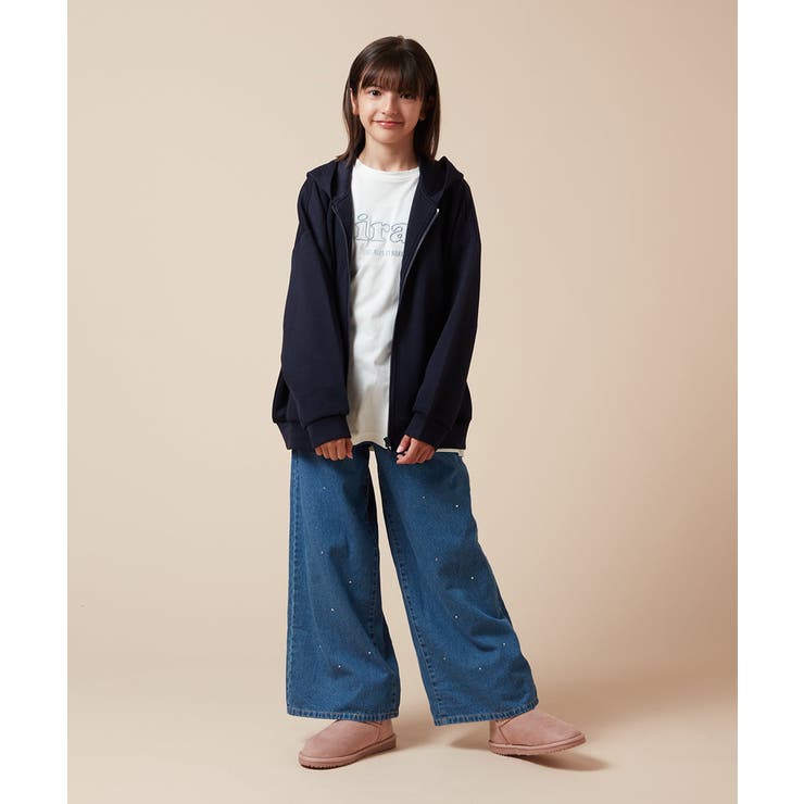 [100-130]コクーンシルエットジップアップフーディー | a.v.v【KIDS】 | 詳細画像12 